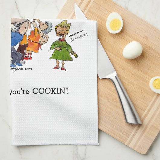 Hoera voor de Chef Theedoek (Quarter Fold)