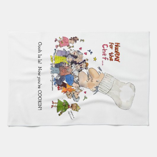 Hoera voor de Chef Theedoek (Horizontaal)