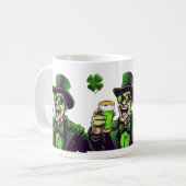 Hoera voor de geest van St. Patrick! Koffiemok (Voorkant links)