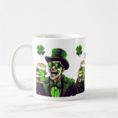 Hoera voor de geest van St. Patrick! Koffiemok (Links)