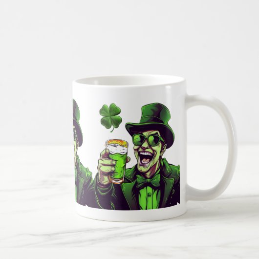 Hoera voor de geest van St. Patrick! Koffiemok (Rechts)