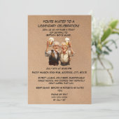 Hoera voor de jaren! Grappige oude Man verjaardag Kaart (Staand voorkant)