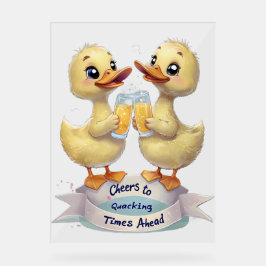 Hoera voor de kwakzalvende tijden acryl bord