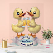 Hoera voor de kwakzalvende tijden acryl bord (Huwelijk)