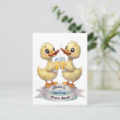 Hoera voor de kwakzalvende tijden briefkaart (Staand voorkant)