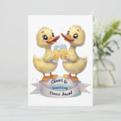 Hoera voor de kwakzalvende tijden kaart (Staand voorkant)