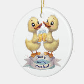 Hoera voor de kwakzalvende tijden keramisch ornament (Links)