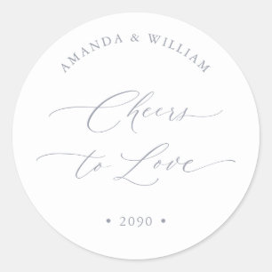 Hoera voor de liefde bruiloft gunst Sticker