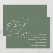 Hoera voor de liefde, Romantisch Vrijgezellenfeest Kaart (Voorkant / Achterkant)