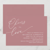 Hoera voor de liefde, Romantisch Vrijgezellenfeest Kaart (Voorkant / Achterkant)