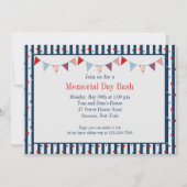 Hoera voor de Rode, Witte en Blauwe Uitnodiging (Voorkant)