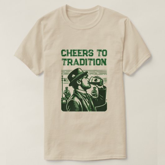 Hoera voor de traditie t-shirt (Design voorkant)
