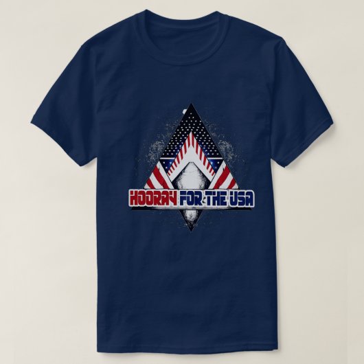 Hoera voor de VS T-shirt (Design voorkant)