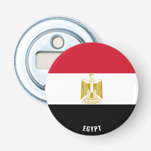 Hoera voor Egypte! Prachtig patriottisch Button Flesopener
