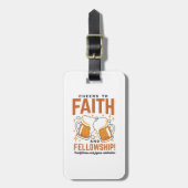 Hoera voor Faith & Fellowship - Oktoberfest T-shir Bagagelabel