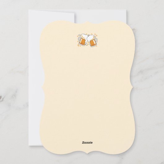 Hoera voor Faith & Fellowship - Oktoberfest T-shir Feestdagenkaart (Achterkant)