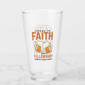 Hoera voor Faith & Fellowship - Oktoberfest T-shir Glas (Achterkant)
