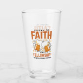 Hoera voor Faith & Fellowship - Oktoberfest T-shir Glas (Voorkant)