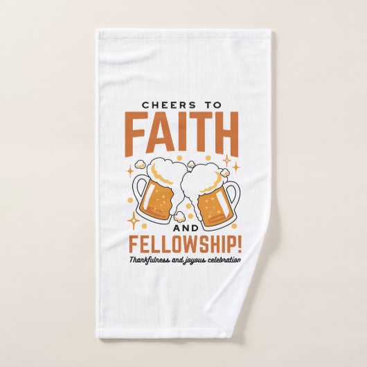 Hoera voor Faith & Fellowship - Oktoberfest T-shir Handdoek (Handdoek)