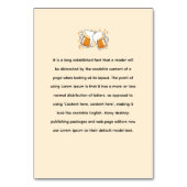 Hoera voor Faith & Fellowship - Oktoberfest T-shir Kaart (Achterkant)