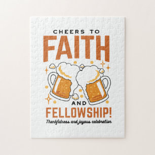 Hoera voor Faith & Fellowship - Oktoberfest T-shir Legpuzzel