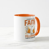 Hoera voor Faith & Fellowship - Oktoberfest T-shir Mok (Voorkant rechts)