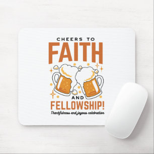 Hoera voor Faith & Fellowship - Oktoberfest T-shir Muismat
