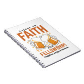 Hoera voor Faith & Fellowship - Oktoberfest T-shir Notitieboek (Rechterzijde)