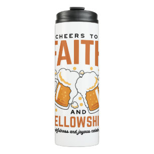 Hoera voor Faith & Fellowship - Oktoberfest T-shir Thermosbeker