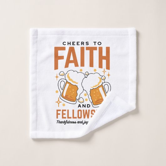 Hoera voor Faith & Fellowship - Oktoberfest T-shir Washandje (Wasdoekje)