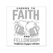 Hoera voor Faith & Fellowship - Oktoberfest T-shir Zelfinktende Stempel (Design)