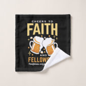 Hoera voor Geloof & Fellowship - Oktoberfest Bad Handdoek (Wasdoekje)