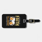 Hoera voor Geloof & Fellowship - Oktoberfest Bagagelabel (Voorkant horizontaal)
