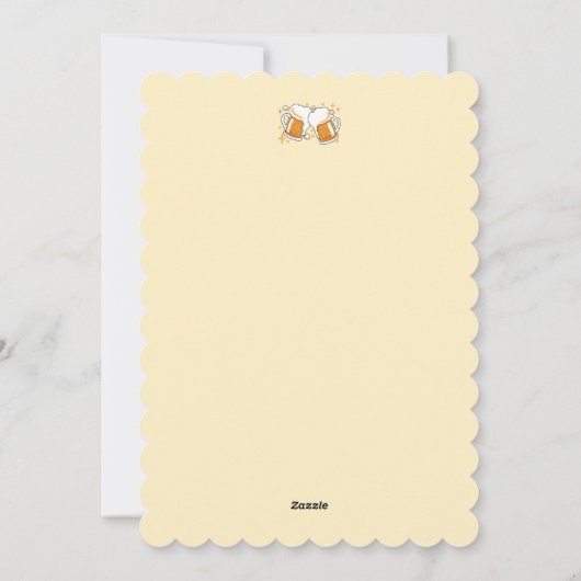 Hoera voor Geloof & Fellowship - Oktoberfest Feestdagenkaart (Achterkant)