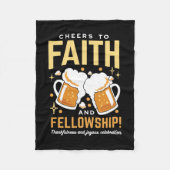 Hoera voor Geloof & Fellowship - Oktoberfest Fleece Deken (Voorkant)