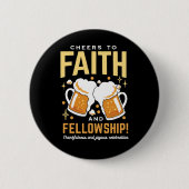 Hoera voor Geloof & Fellowship - Oktoberfest Ronde Button 5,7 Cm (Voorkant)