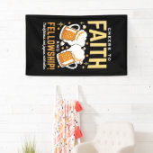 Hoera voor Geloof & Fellowship - Oktoberfest Spandoek (Insitu)