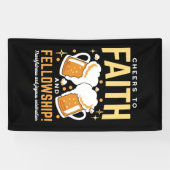 Hoera voor Geloof & Fellowship - Oktoberfest Spandoek (Horizontaal)