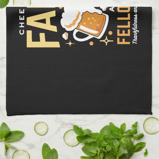 Hoera voor Geloof & Fellowship - Oktoberfest Theedoek (Gevouwen)