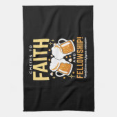 Hoera voor Geloof & Fellowship - Oktoberfest Theedoek (Verticaal)