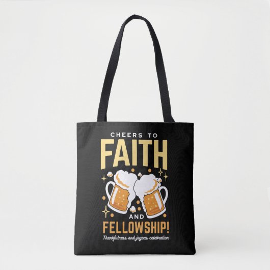 Hoera voor Geloof & Fellowship - Oktoberfest Tote Bag (Voorkant)