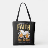Hoera voor Geloof & Fellowship - Oktoberfest Tote Bag (Achterkant)