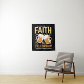 Hoera voor Geloof & Fellowship - Oktoberfest Wandkleed (In situ)