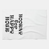 HOERA VOOR HAPPY HOUR HANDDOEK (Horizontaal)