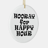 Hoera voor Happy Hour Ornament (Rechts)