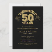 Hoera voor het 50ste Jubileum van de bruiloft Kaart (Voorkant)