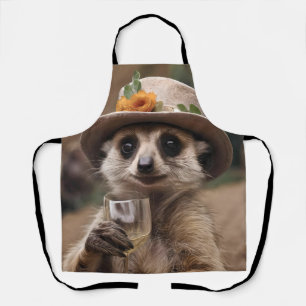 Hoera voor het leven: Gran Meerkat geniet van een  Schort