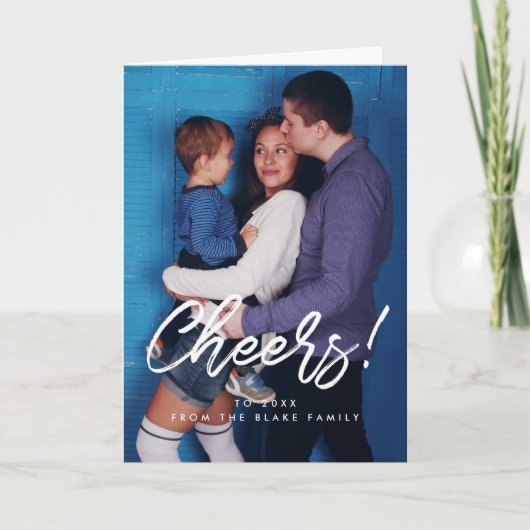 Hoera voor het nieuwe jaar 2026 feestdagen kaart (Voorkant)