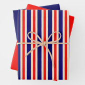 Hoera voor het Rood Wit en Blauw Inpakpapier Vel (In situ)