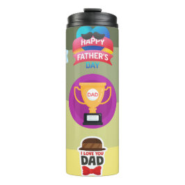 Hoera voor het vaderschap thermosbeker